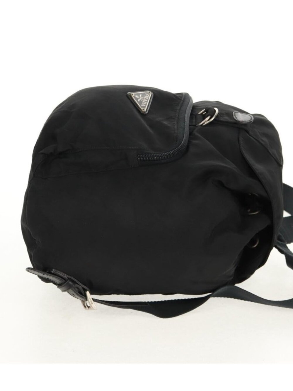 PRADA Backpack Nylon Black Silver - Picture 3 of 16